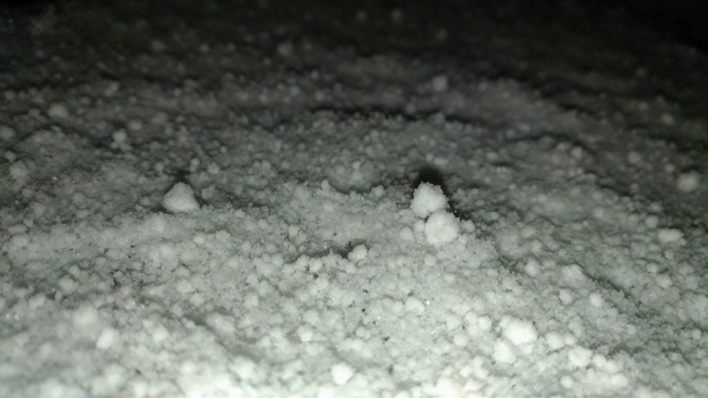 snow pellets